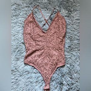 Windsor Lace Thong Bodysuit